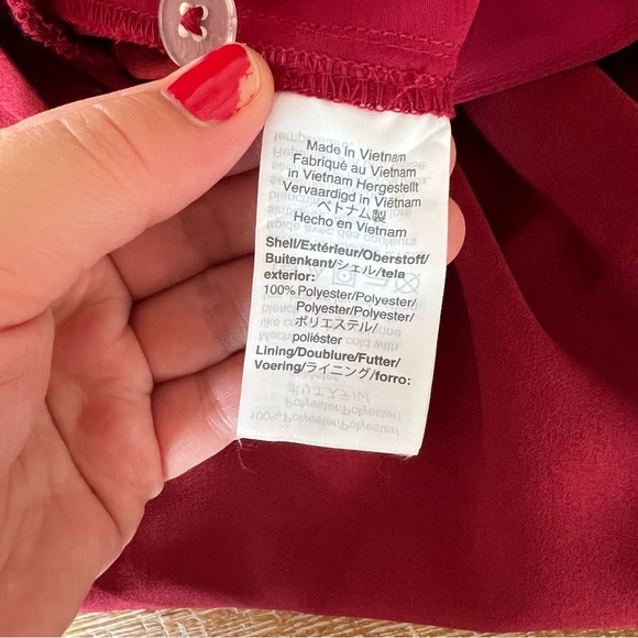 Madewell Thistle Cami Wide Leg Jumpsuit Red Size 4 Holiday Party Look - Picture 9 of 10